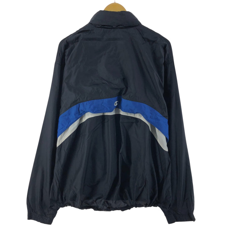 2000'S Champion Authentic Athletic Apparel Half-Zip Anorak Jacket, Men's XL Pullover unclear black type Vintage Second Hand