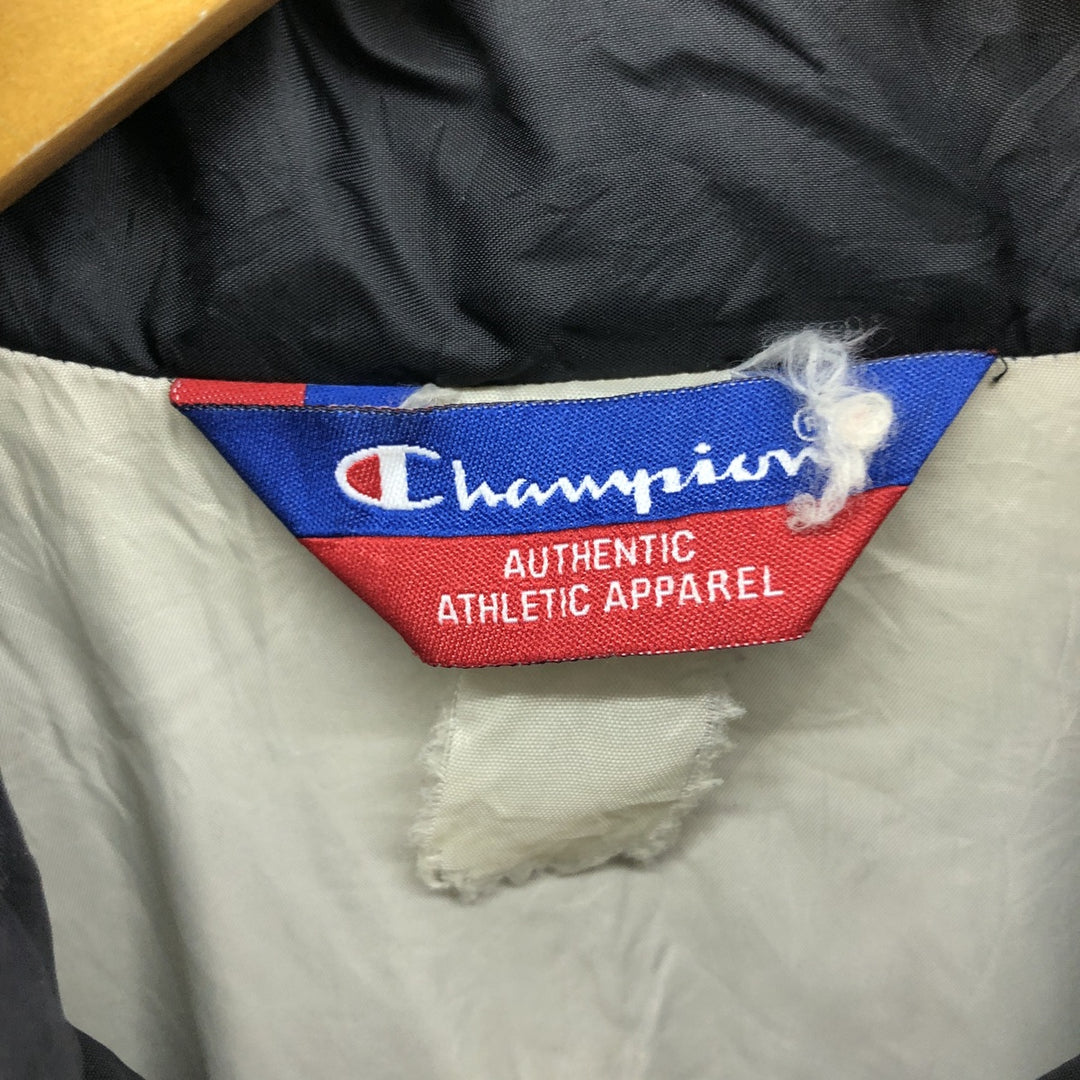 2000'S Champion Authentic Athletic Apparel Half-Zip Anorak Jacket, Men's XL Pullover unclear black type Vintage Second Hand