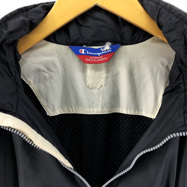 2000'S Champion Authentic Athletic Apparel Half-Zip Anorak Jacket, Men's XL Pullover unclear black type Vintage Second Hand