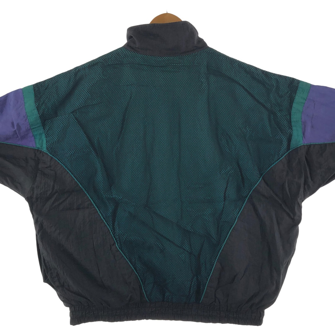 Vintage 70s-80'S Adidas nylon jacket, men's size M Nylon Green type dark green Vintage Second Hand