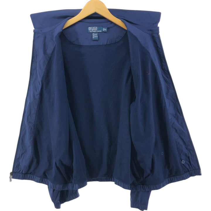 Ralph Lauren POLO by Ralph Lauren Swing Top Sports Jacket Men's XL polyester navy blue type Vintage Second Hand