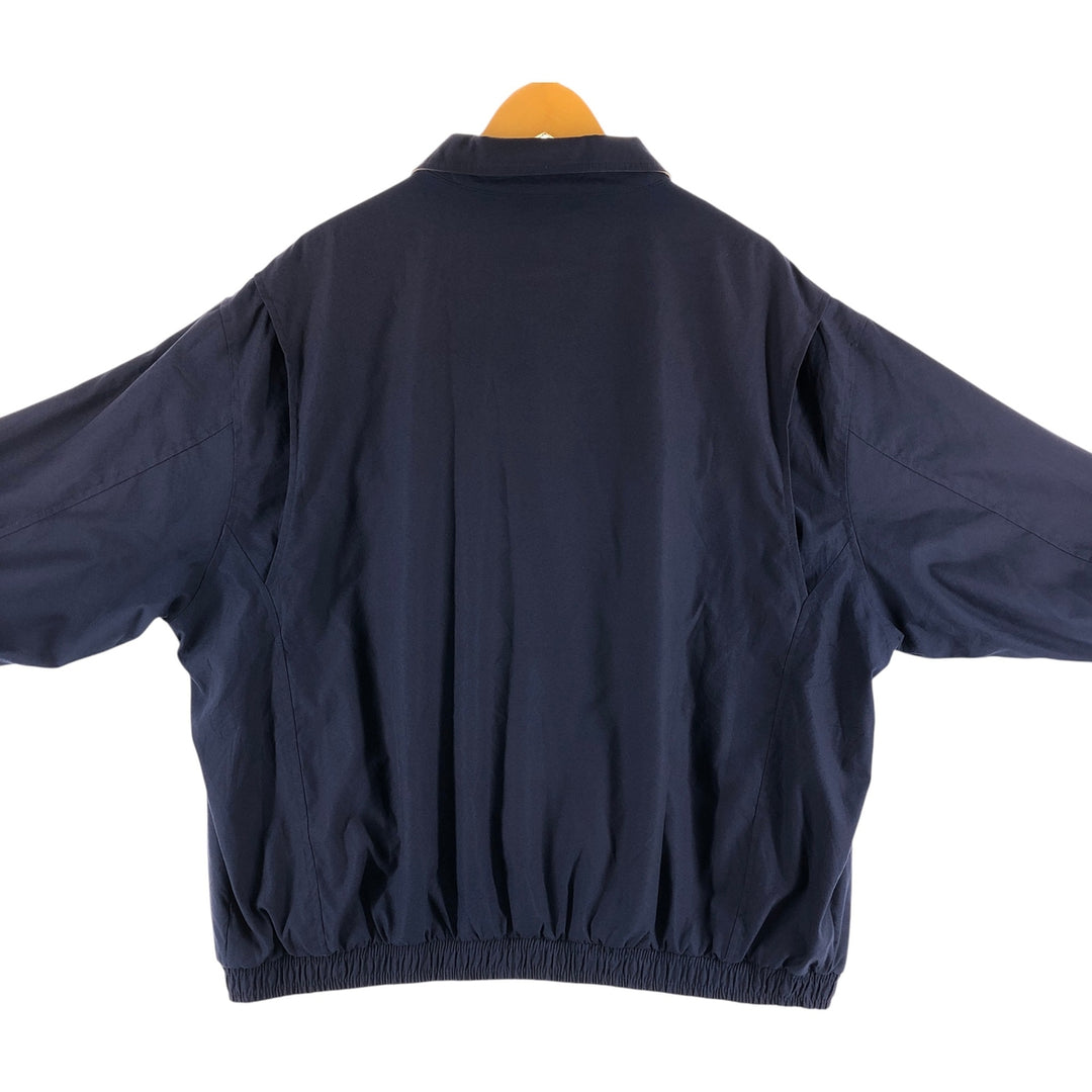 Ralph Lauren POLO by Ralph Lauren Swing Top Sports Jacket Men's XXL polyester navy blue type Vintage Second Hand