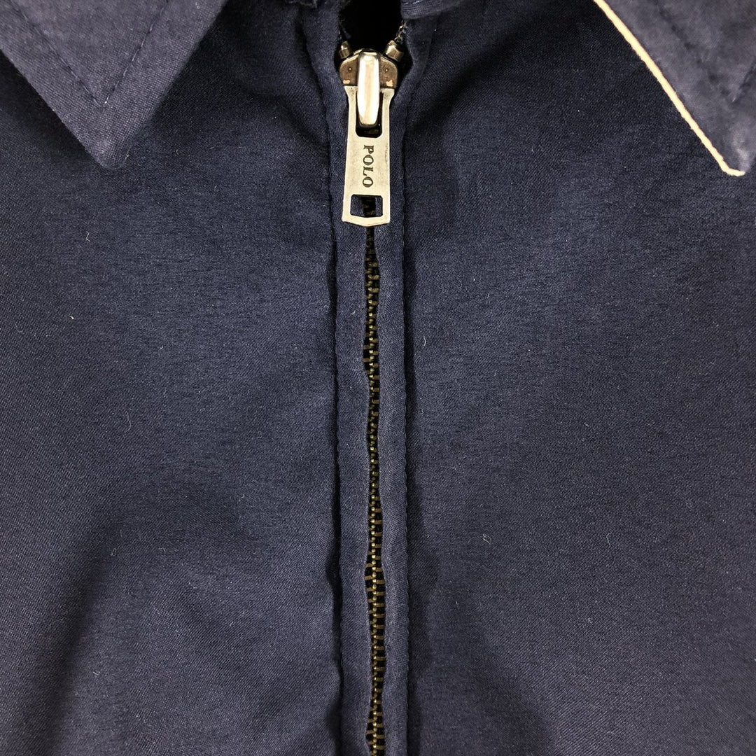 Ralph Lauren POLO by Ralph Lauren Swing Top Sports Jacket Men's XXL polyester navy blue type Vintage Second Hand