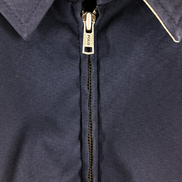 Ralph Lauren POLO by Ralph Lauren Swing Top Sports Jacket Men's XXL polyester navy blue type Vintage Second Hand