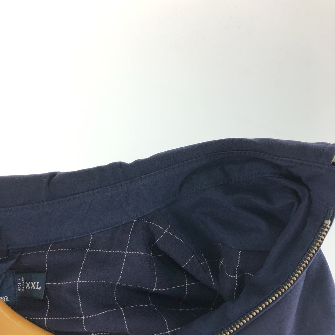 Ralph Lauren POLO by Ralph Lauren Swing Top Sports Jacket Men's XXL polyester navy blue type Vintage Second Hand