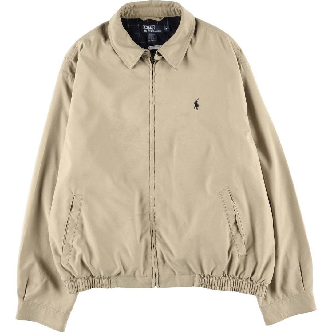 Ralph Lauren POLO by Ralph Lauren Swing Top Sports Jacket Men's XL polyester Beige type Vintage Second Hand