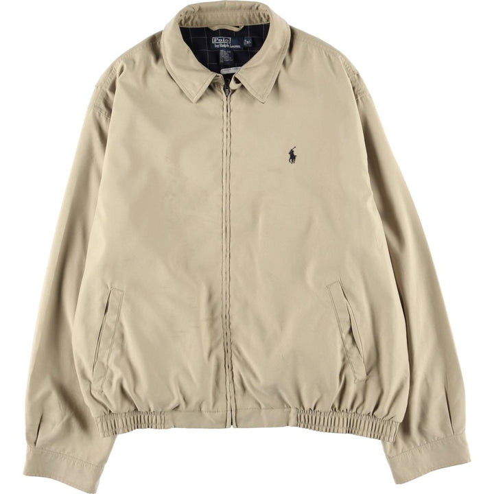 Ralph Lauren POLO by Ralph Lauren Swing Top Sports Jacket Men's XL polyester Beige type Vintage Second Hand