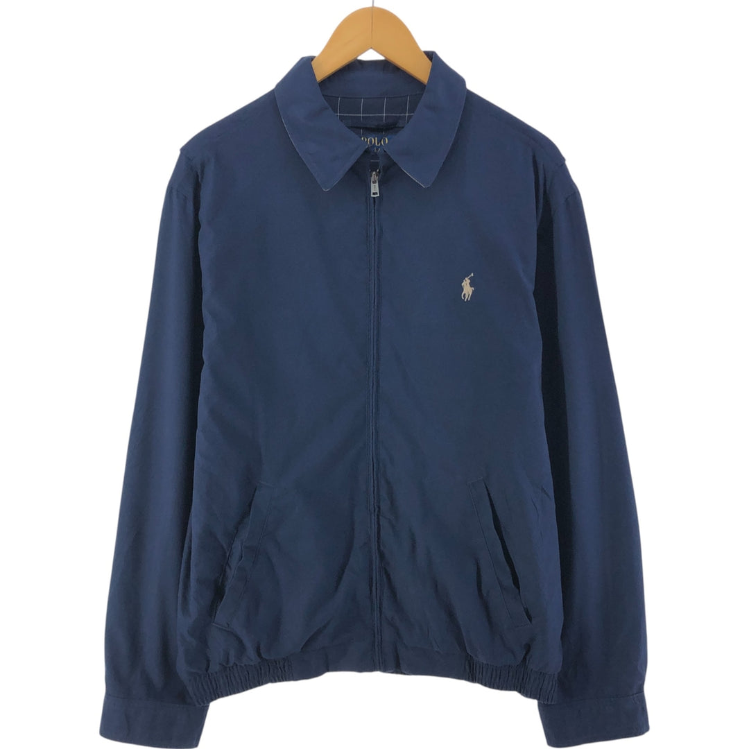 Ralph Lauren POLO RALPH LAUREN Swing Top Sports Jacket Men's M unclear navy blue type Vintage Second Hand