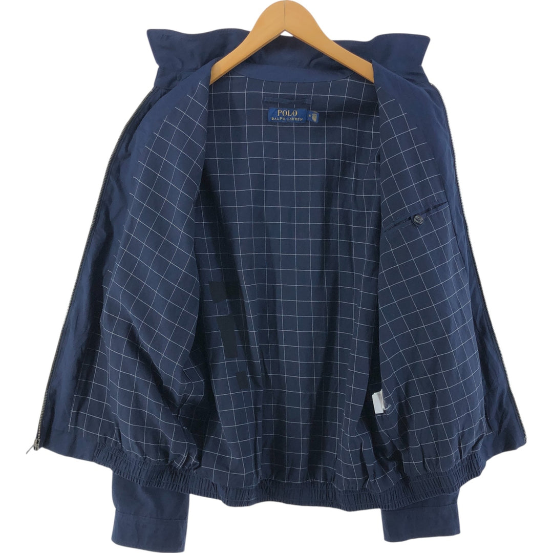 Ralph Lauren POLO RALPH LAUREN Swing Top Sports Jacket Men's M unclear navy blue type Vintage Second Hand