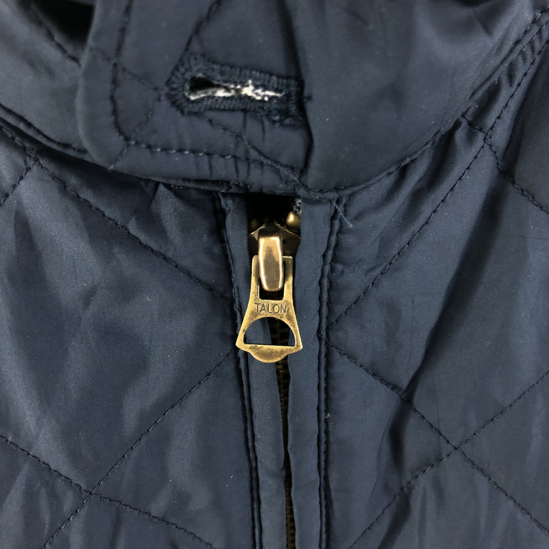 Ralph Lauren POLO RALPH LAUREN Quilted Harrington Jacket Swing Top Men's M polyester navy blue type Vintage Second Hand
