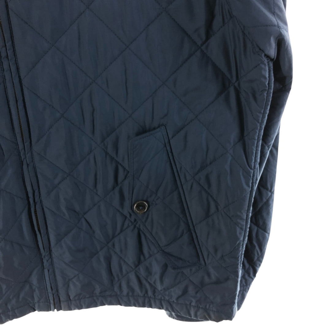Ralph Lauren POLO RALPH LAUREN Quilted Harrington Jacket Swing Top Men's M polyester navy blue type Vintage Second Hand