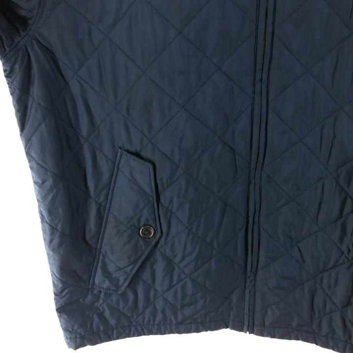 Ralph Lauren POLO RALPH LAUREN Quilted Harrington Jacket Swing Top Men's M polyester navy blue type Vintage Second Hand