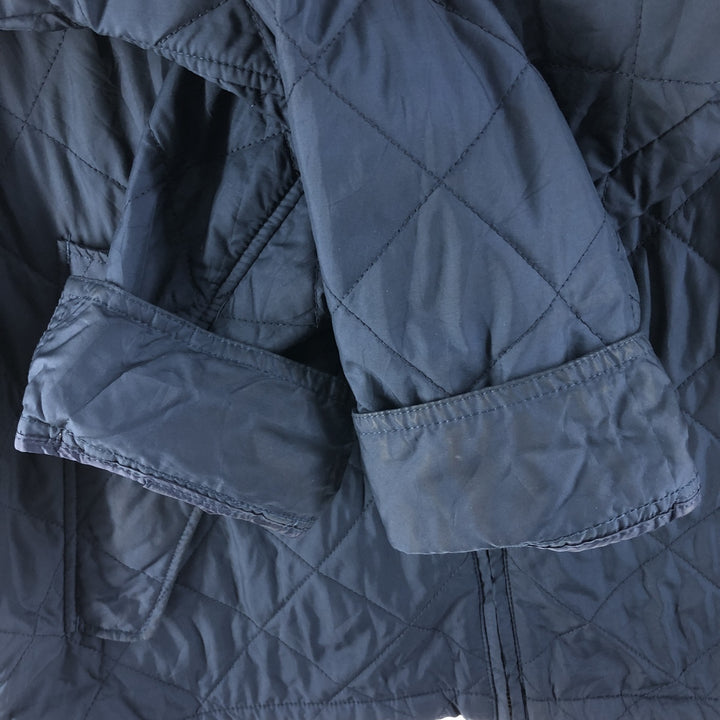 Ralph Lauren POLO RALPH LAUREN Quilted Harrington Jacket Swing Top Men's M polyester navy blue type Vintage Second Hand
