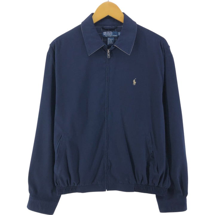 Ralph Lauren POLO by Ralph Lauren Swing Top Sports Jacket Men's M polyester navy blue type Vintage Second Hand