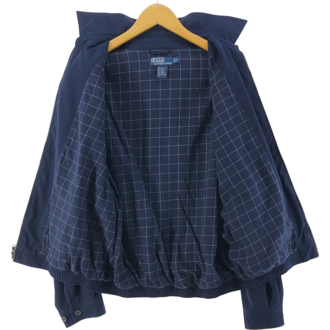 Ralph Lauren POLO by Ralph Lauren Swing Top Sports Jacket Men's M polyester navy blue type Vintage Second Hand