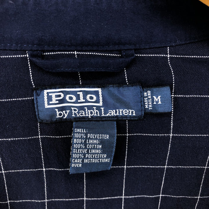 Ralph Lauren POLO by Ralph Lauren Swing Top Sports Jacket Men's M polyester navy blue type Vintage Second Hand