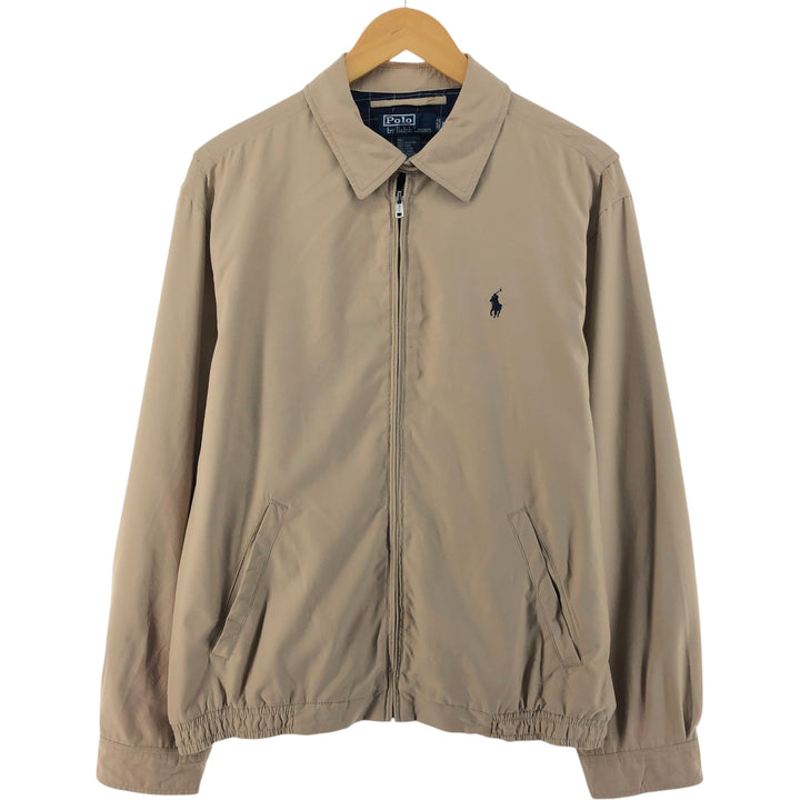 Ralph Lauren POLO by Ralph Lauren Swing Top Sports Jacket Men's M polyester Beige type Vintage Second Hand