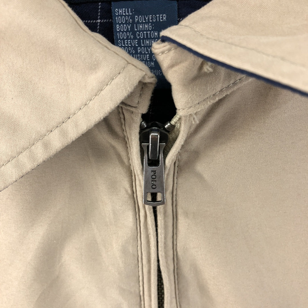 Ralph Lauren POLO by Ralph Lauren Swing Top Sports Jacket Men's M polyester Beige type Vintage Second Hand