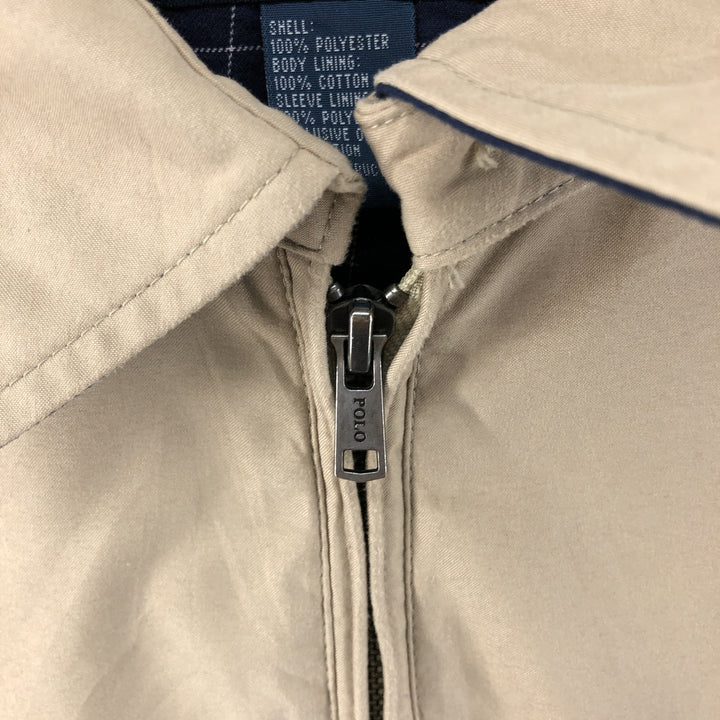 Ralph Lauren POLO by Ralph Lauren Swing Top Sports Jacket Men's M polyester Beige type Vintage Second Hand