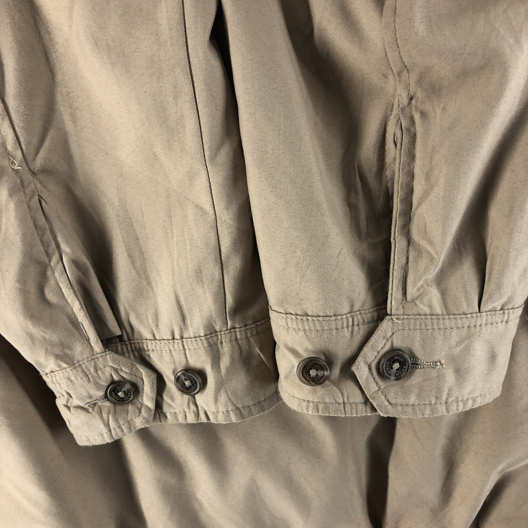 Ralph Lauren POLO by Ralph Lauren Swing Top Sports Jacket Men's M polyester Beige type Vintage Second Hand