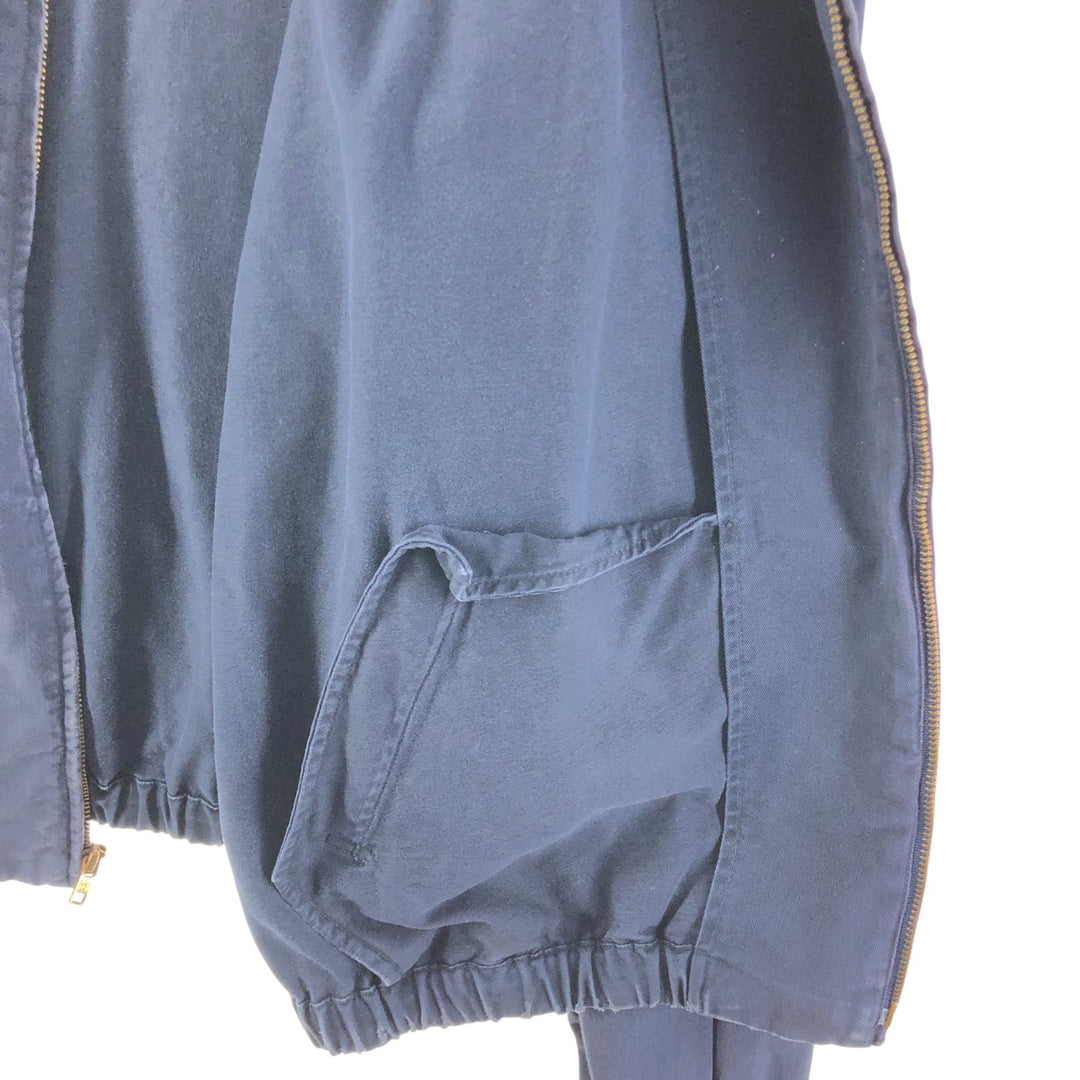 Ralph Lauren POLO by Ralph Lauren Swing Top Sports Jacket Men's XXL cotton navy blue type Vintage Second Hand