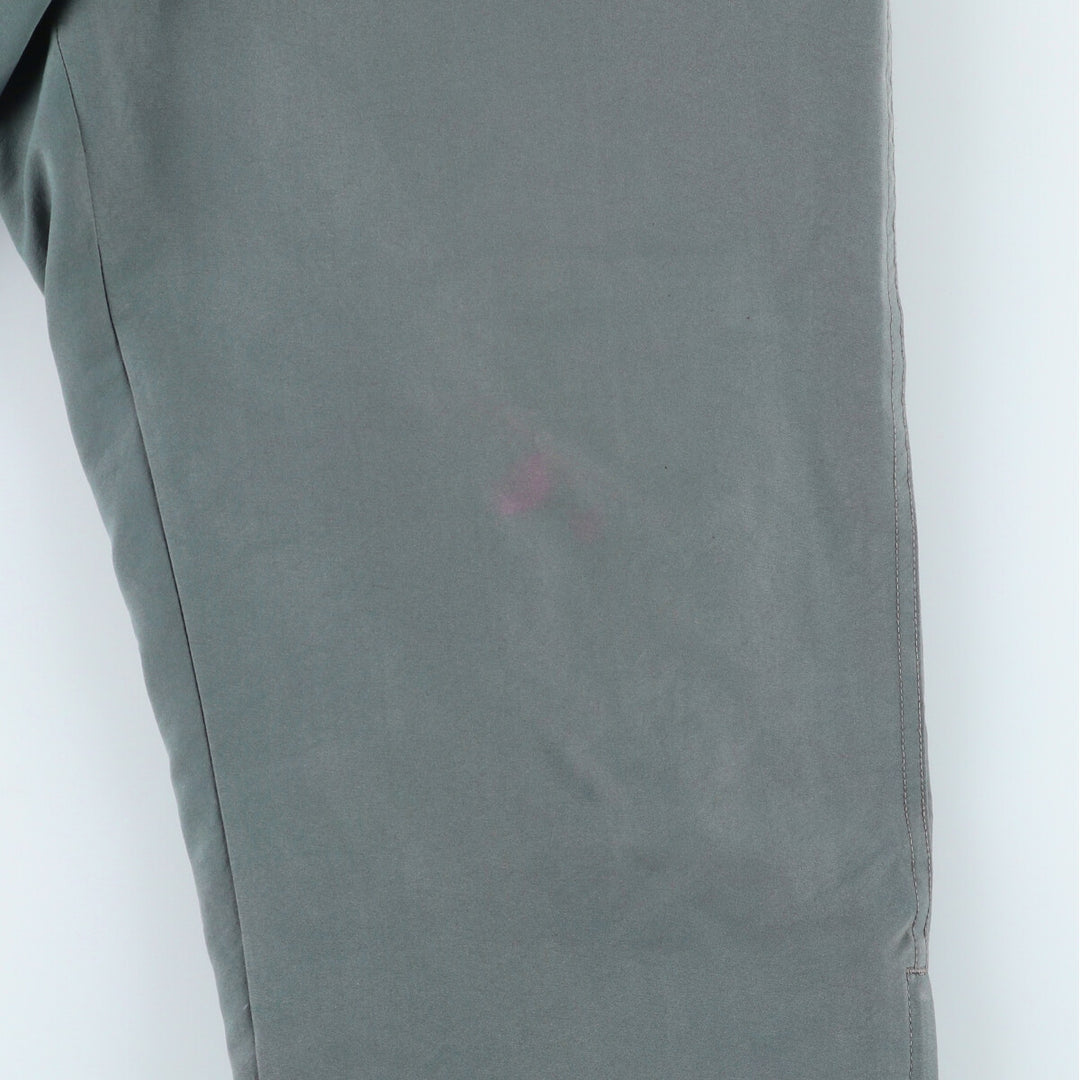 00'S Adidas warm-up pants, nylon pants, rustling pants, men's size L polyester Khaki type Vintage Second Hand