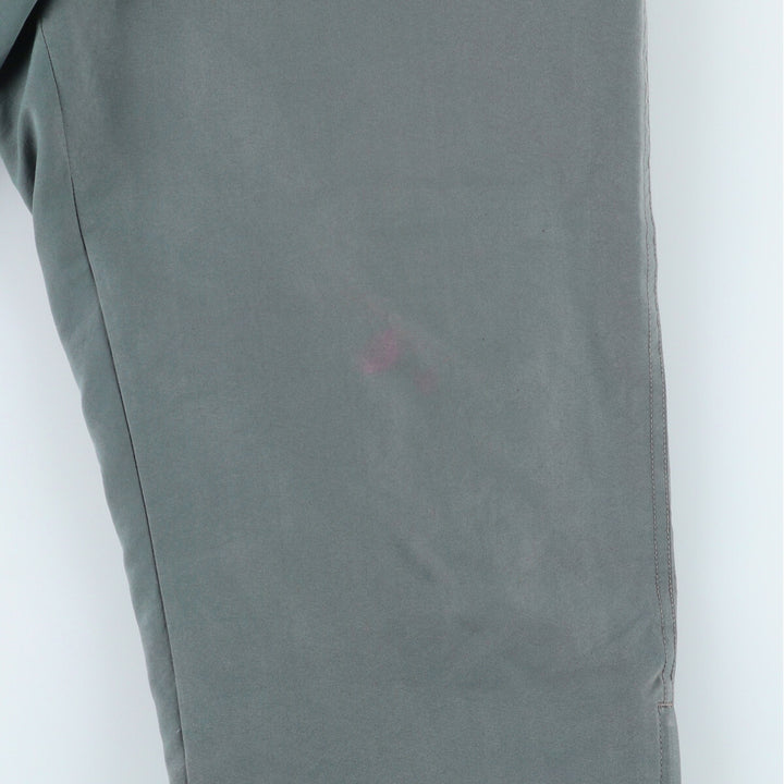 00'S Adidas warm-up pants, nylon pants, rustling pants, men's size L polyester Khaki type Vintage Second Hand