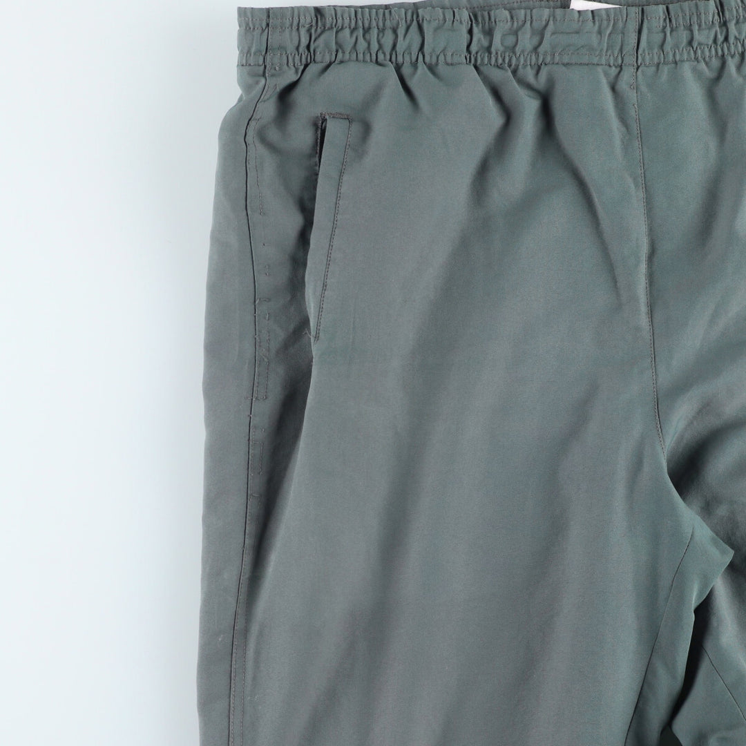 00'S Adidas warm-up pants, nylon pants, rustling pants, men's size L polyester Khaki type Vintage Second Hand