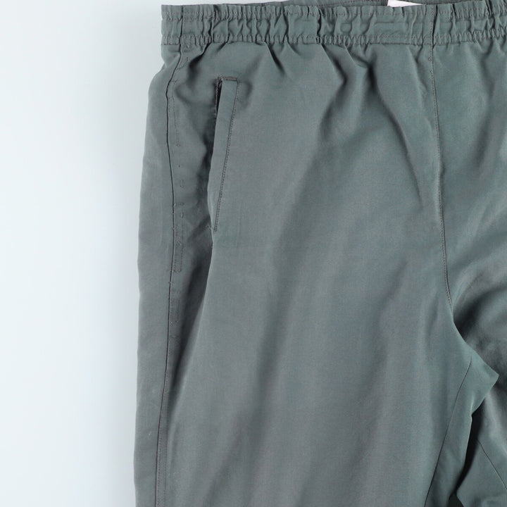 00'S Adidas warm-up pants, nylon pants, rustling pants, men's size L polyester Khaki type Vintage Second Hand