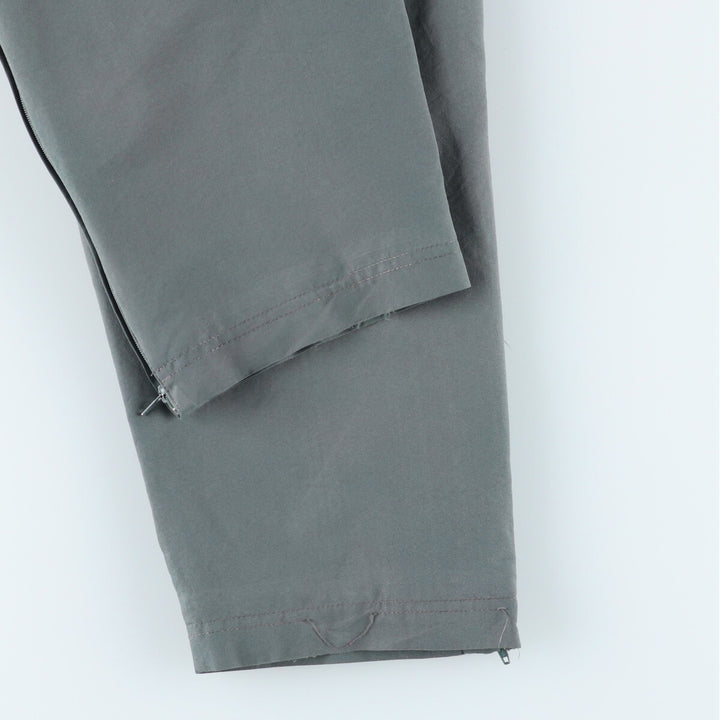 00'S Adidas warm-up pants, nylon pants, rustling pants, men's size L polyester Khaki type Vintage Second Hand