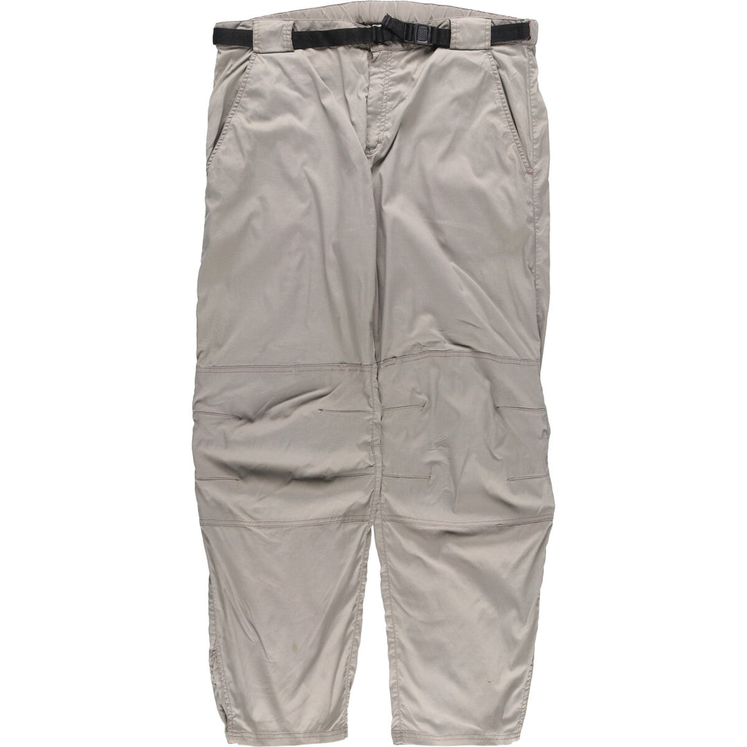 LLBean Nylon Pants Shaka Shaka Pants Men's Size L Nylon Khaki type Vintage Second Hand