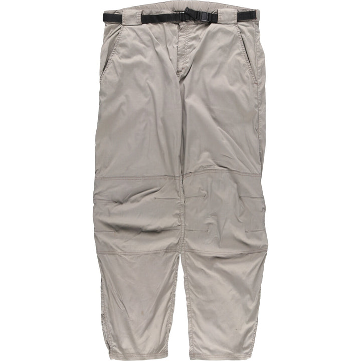 LLBean Nylon Pants Shaka Shaka Pants Men's Size L Nylon Khaki type Vintage Second Hand