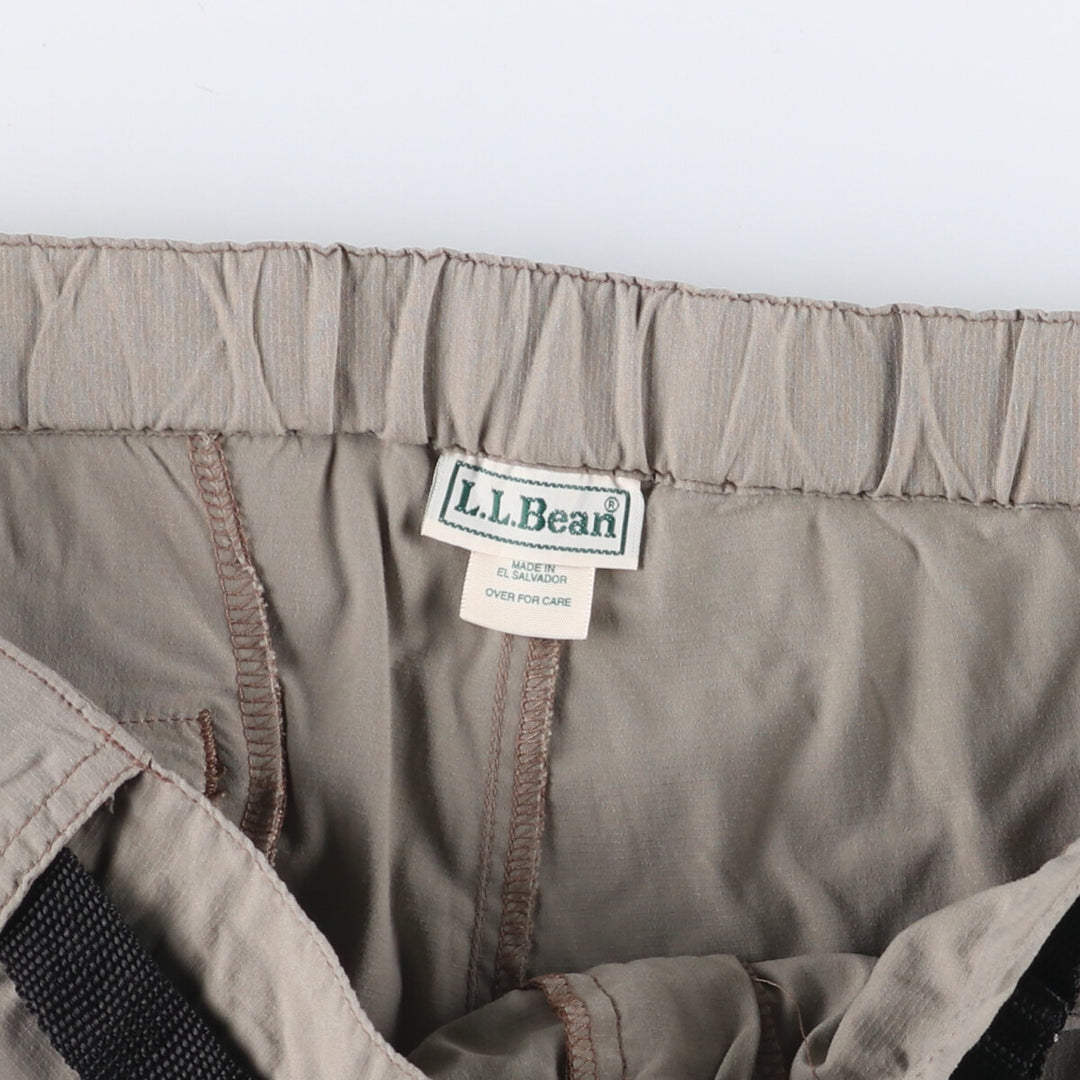 LLBean Nylon Pants Shaka Shaka Pants Men's Size L Nylon Khaki type Vintage Second Hand