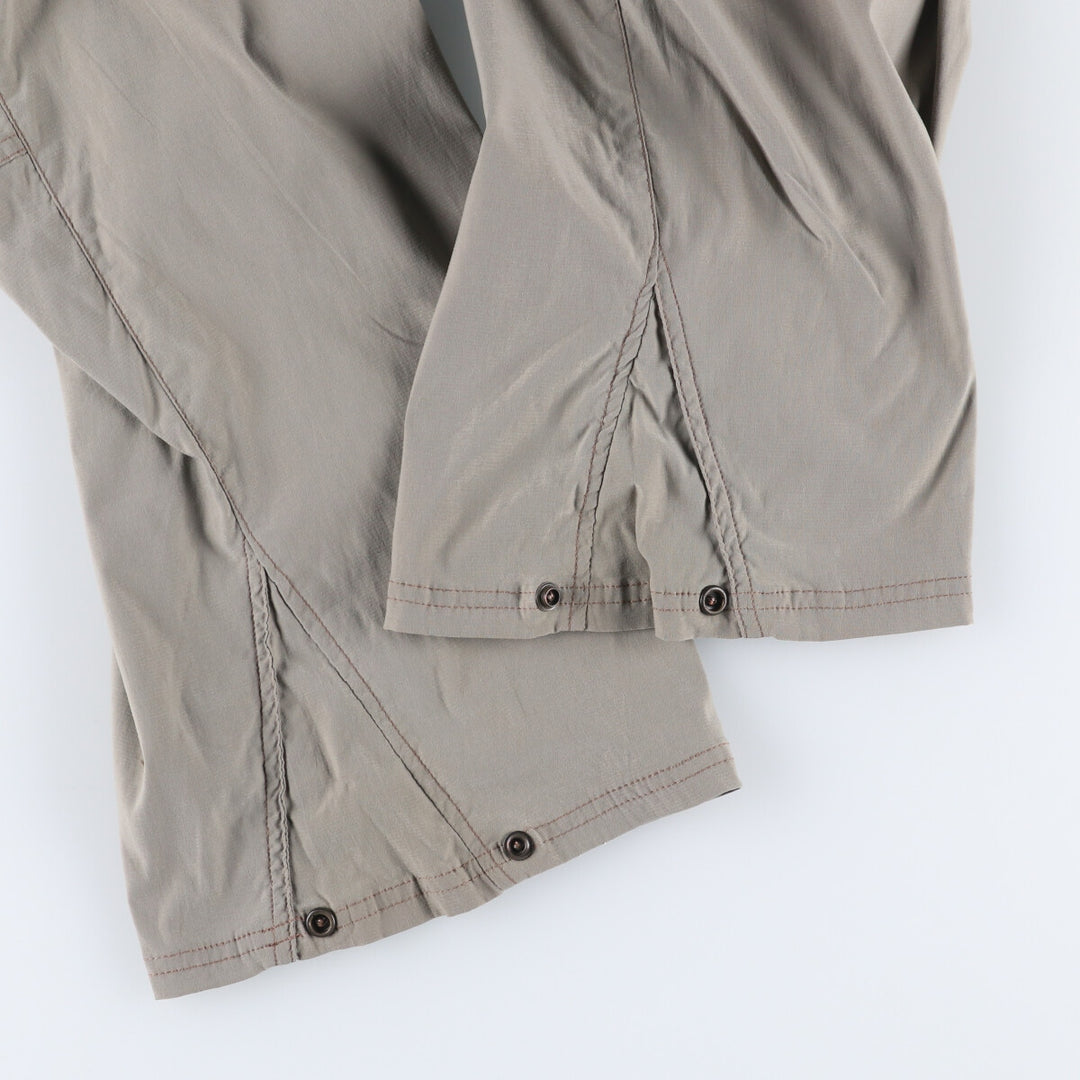 LLBean Nylon Pants Shaka Shaka Pants Men's Size L Nylon Khaki type Vintage Second Hand