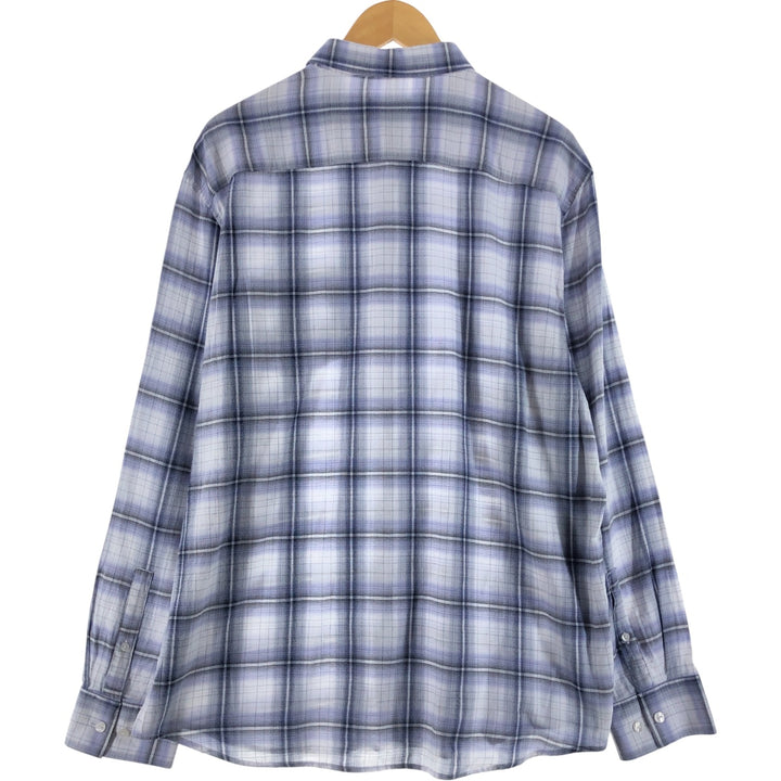 Calvin Klein Long Sleeve Button Down Check Shirt Men's XL /eaa527729