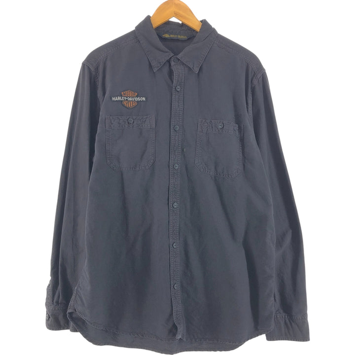 Harley-Davidson Long Sleeve Work Shirt Men's Size L / eaa527741