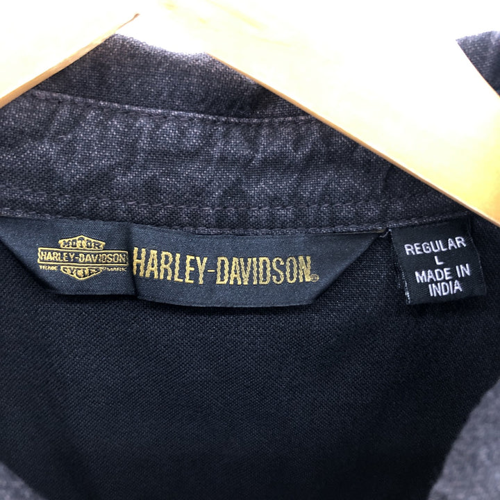 Harley-Davidson Long Sleeve Work Shirt Men's Size L / eaa527741
