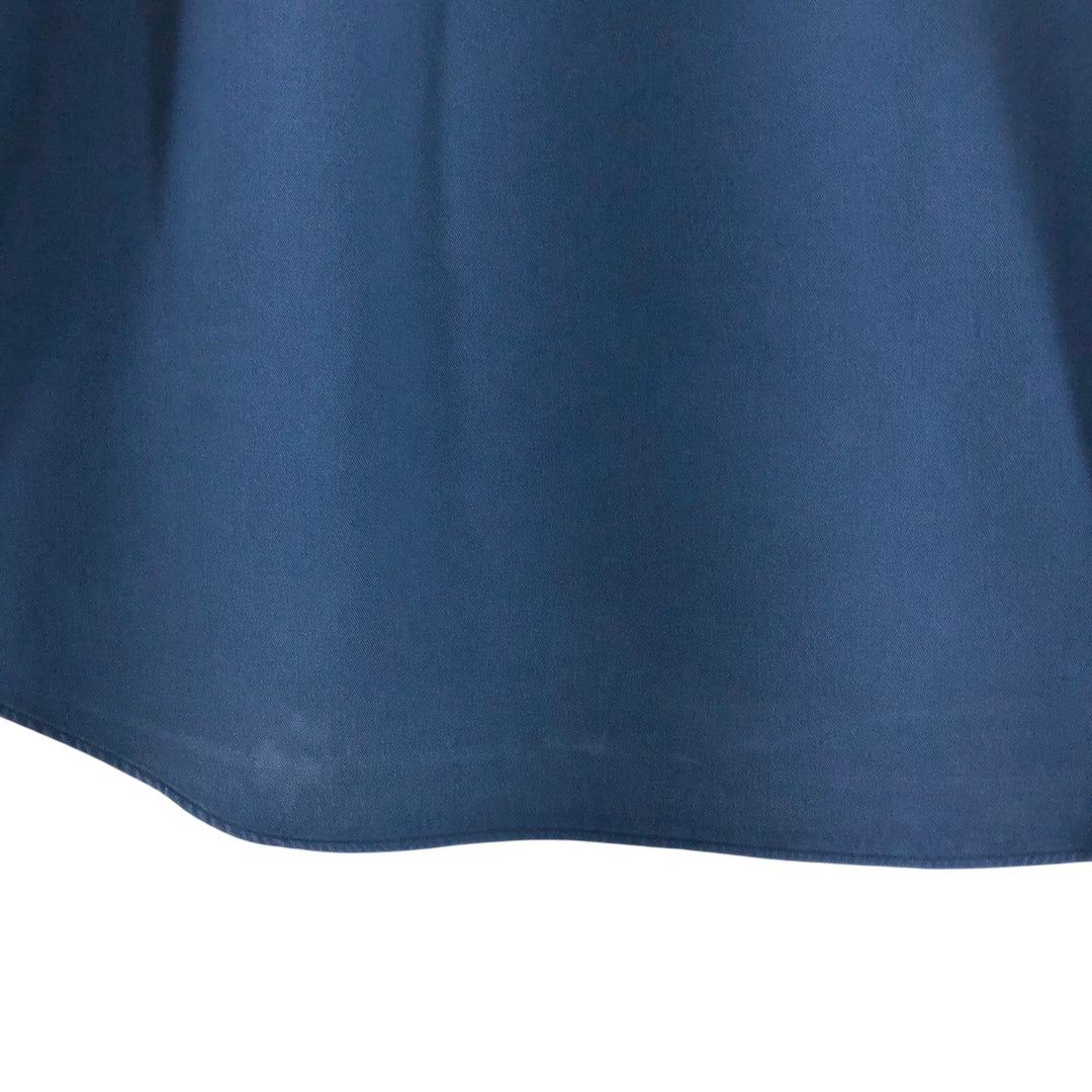 Ralph Lauren long sleeve button down cotton chino shirt for men, equivalent to XXL cotton Navy blue Vintage Second Hand