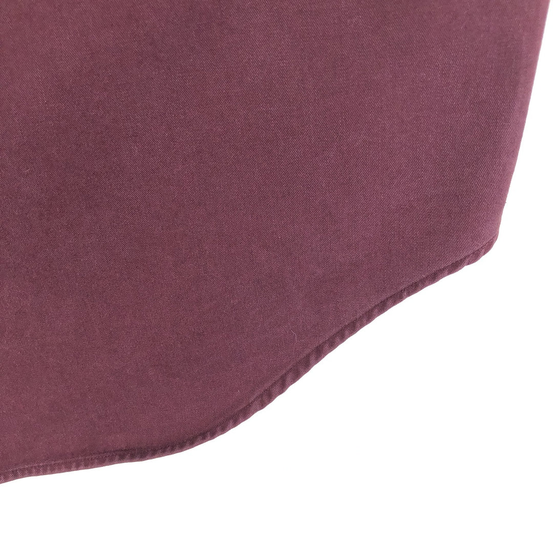 Ralph Lauren BLAKE long sleeve button down shirt, men's XL size cotton burgundy type Vintage Second Hand