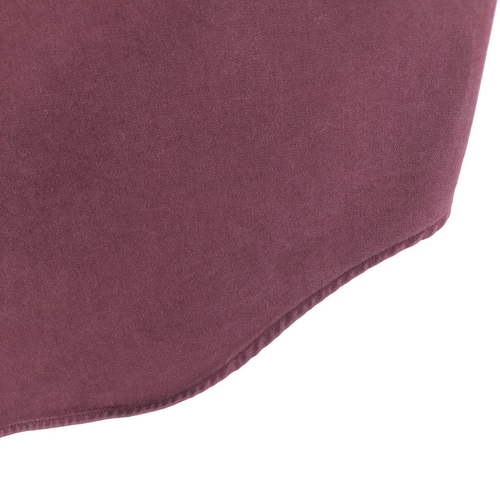 Ralph Lauren BLAKE long sleeve button down shirt, men's XL size cotton burgundy type Vintage Second Hand