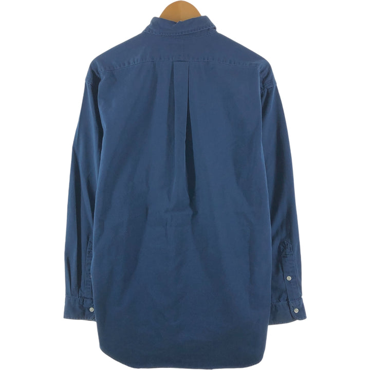 Ralph Lauren BLAKE long sleeve button down shirt, men's size M cotton navy blue type Vintage Second Hand