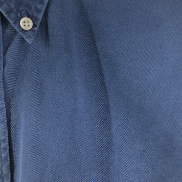 Ralph Lauren BLAKE long sleeve button down shirt, men's size M cotton navy blue type Vintage Second Hand