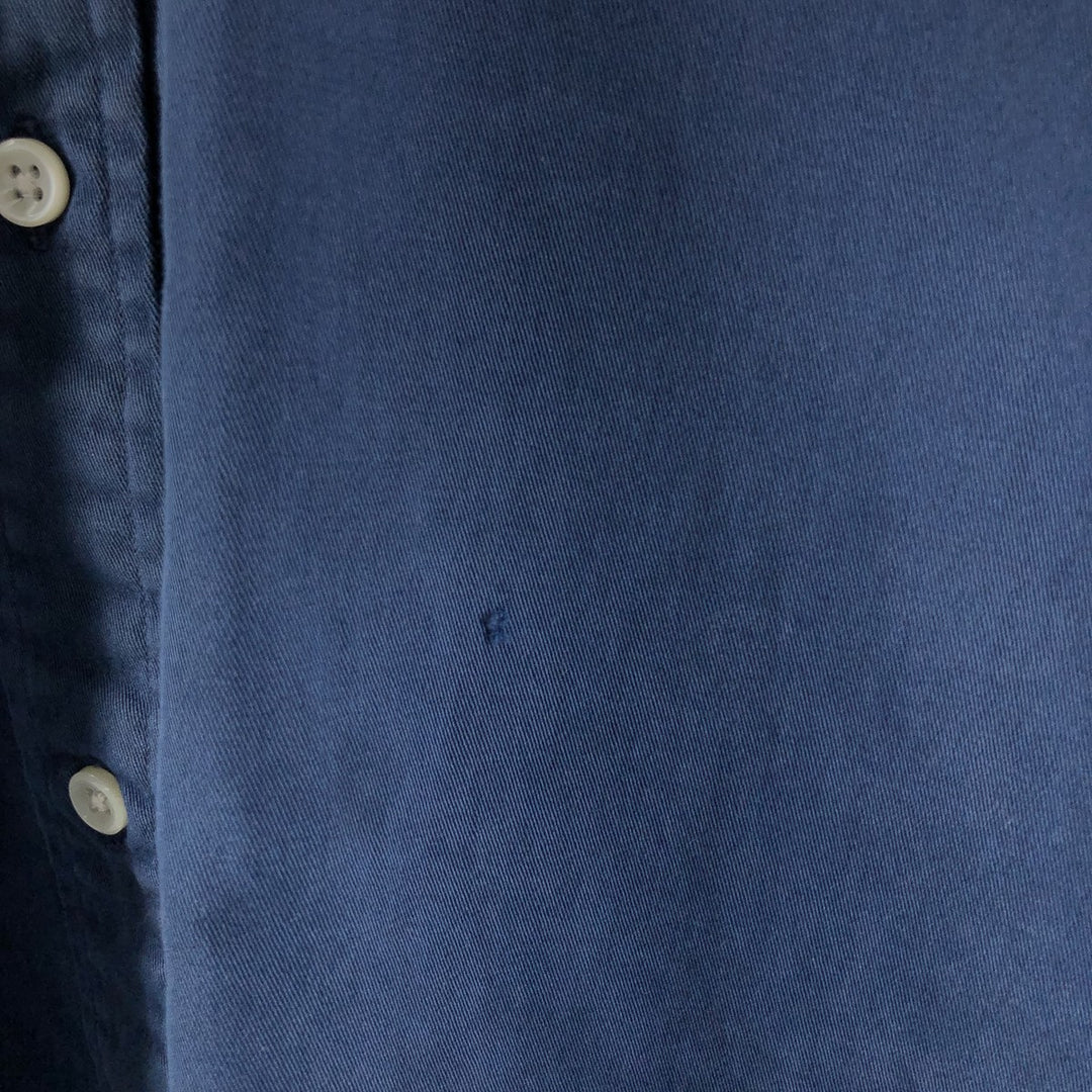 Ralph Lauren BLAKE long sleeve button down shirt, men's size M cotton navy blue type Vintage Second Hand