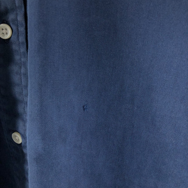 Ralph Lauren BLAKE long sleeve button down shirt, men's size M cotton navy blue type Vintage Second Hand