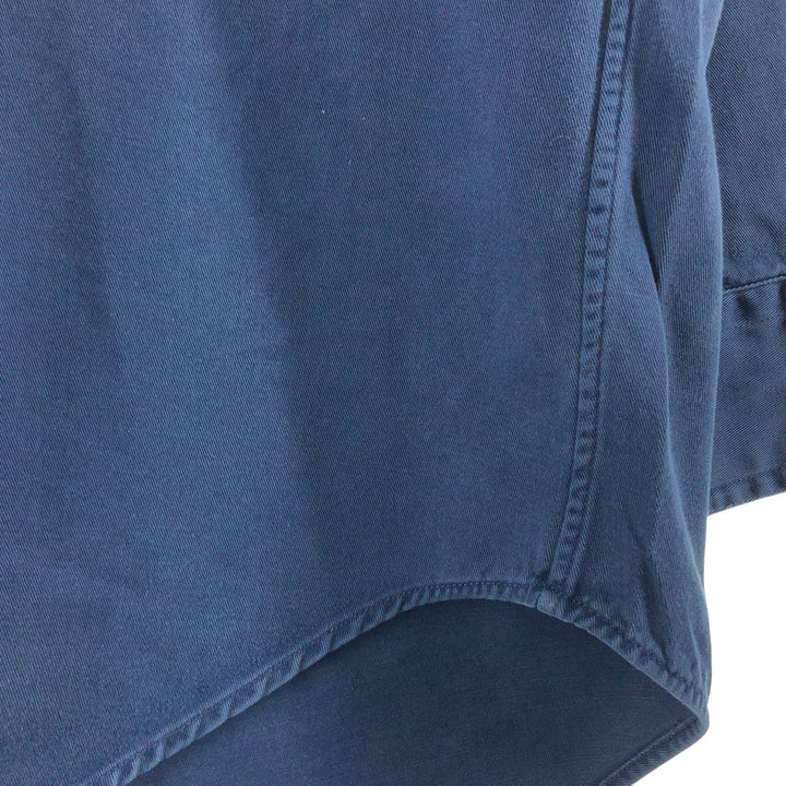 Ralph Lauren BLAKE long sleeve button down shirt, men's size M cotton navy blue type Vintage Second Hand