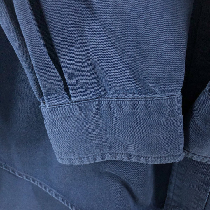 Ralph Lauren BLAKE long sleeve button down shirt, men's size M cotton navy blue type Vintage Second Hand