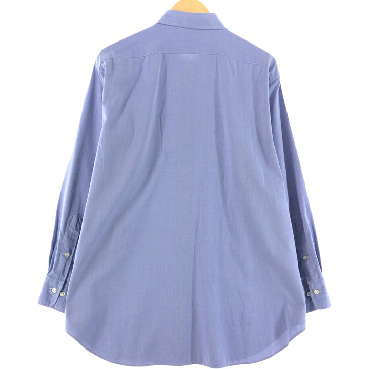 Ralph Lauren POLO by Ralph Lauren ANDREW long sleeve cotton shirt, men's XL size cotton Blue type light blue Vintage Second Hand