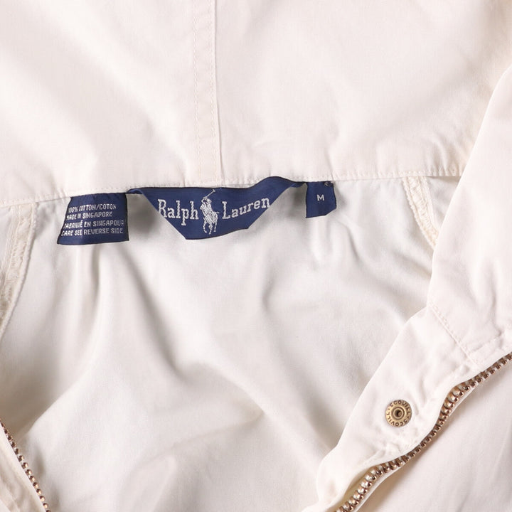 Ralph Lauren Cotton Parka, Men's M size cotton white type Vintage Second Hand