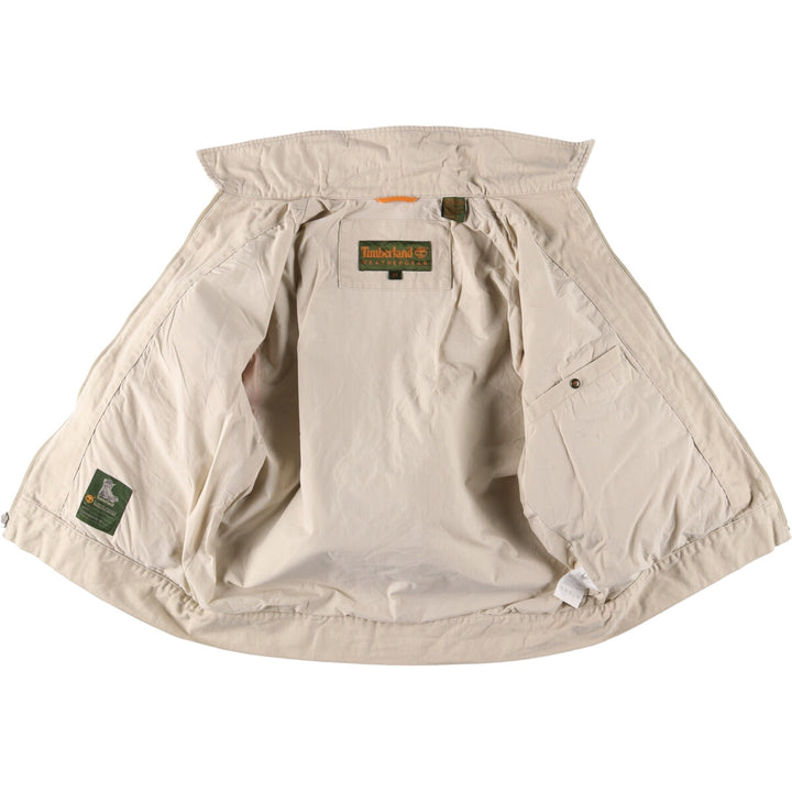 90'S Timberland WEATHERGEAR Duck Cotton Jacket Men's Medium Vintage cotton Beige type Vintage Second Hand