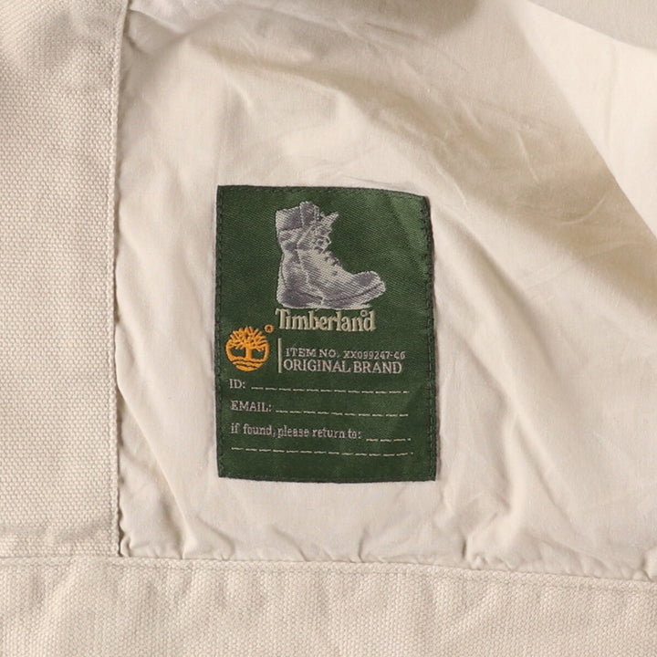 90'S Timberland WEATHERGEAR Duck Cotton Jacket Men's Medium Vintage cotton Beige type Vintage Second Hand